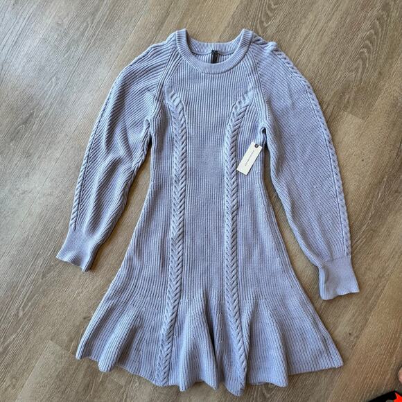 Anthropologie Knit Skater Dress - Size M - Picture 1 of 9